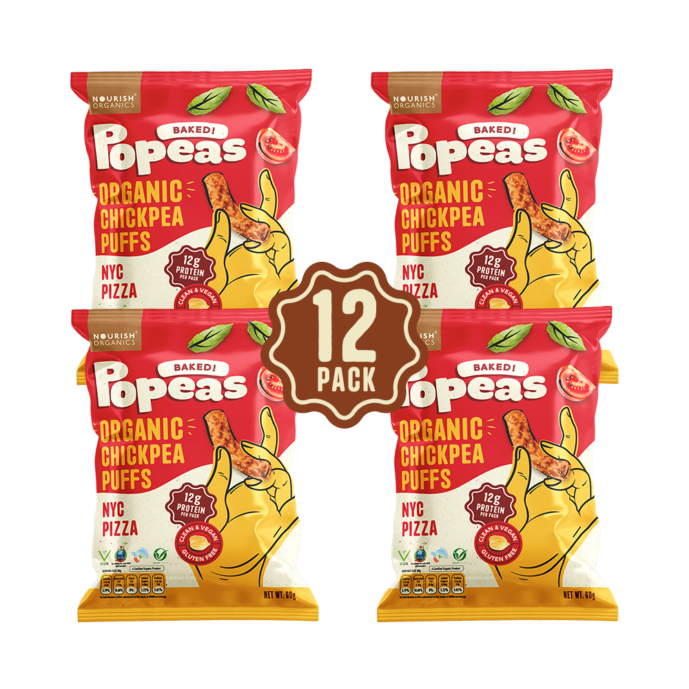 NYC Pizza Protein Puffs - Pack of 12, (60G)