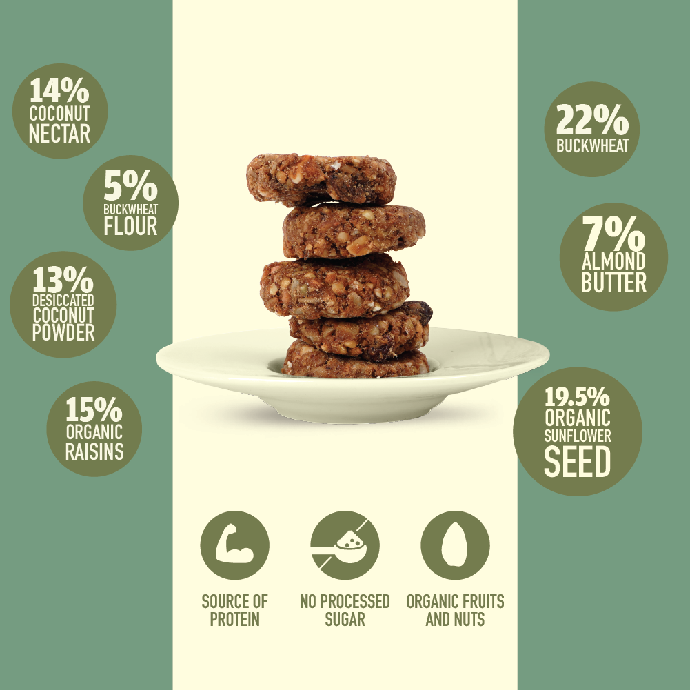 Almond Buckwheat Cookies - Gluten Free