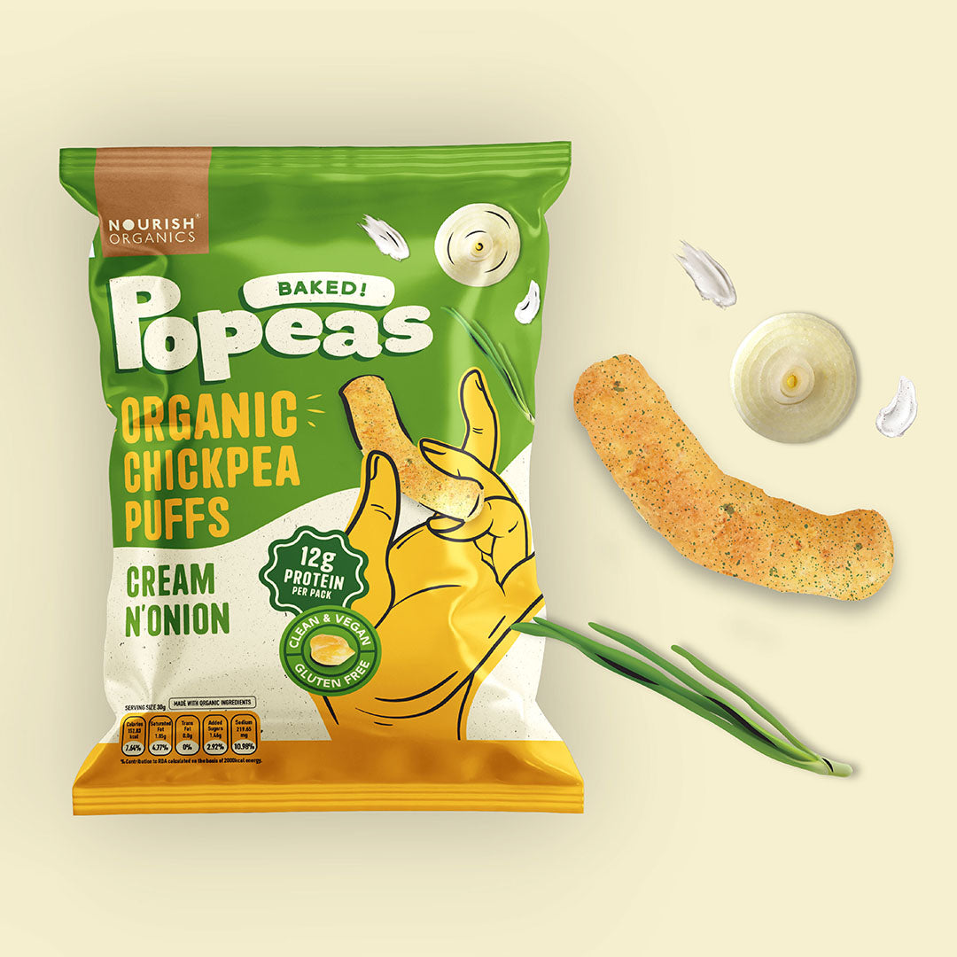 Cream N' Onion Protein Puffs - Pack of 4 (60g)