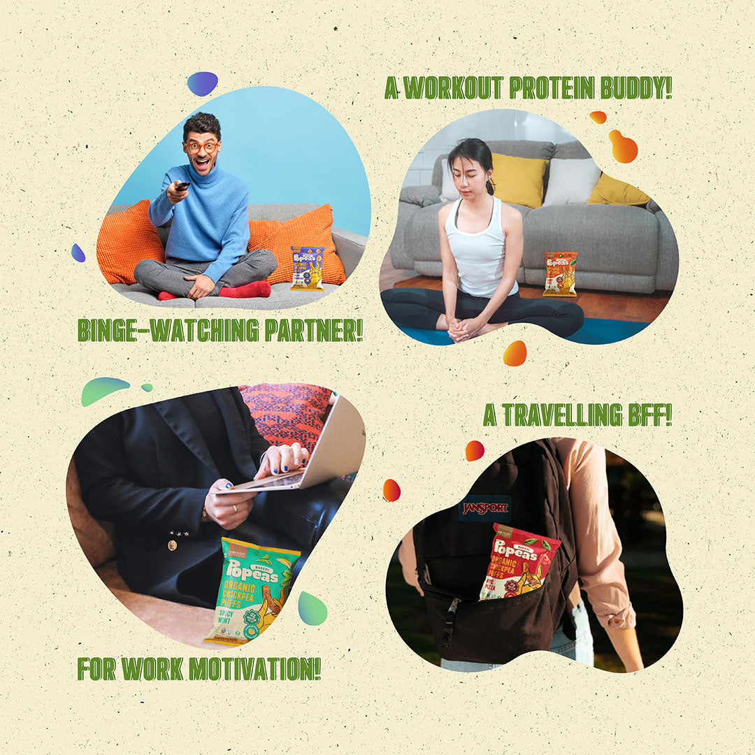 Cream N' Onion Protein Puffs - Pack of 4 (60g)