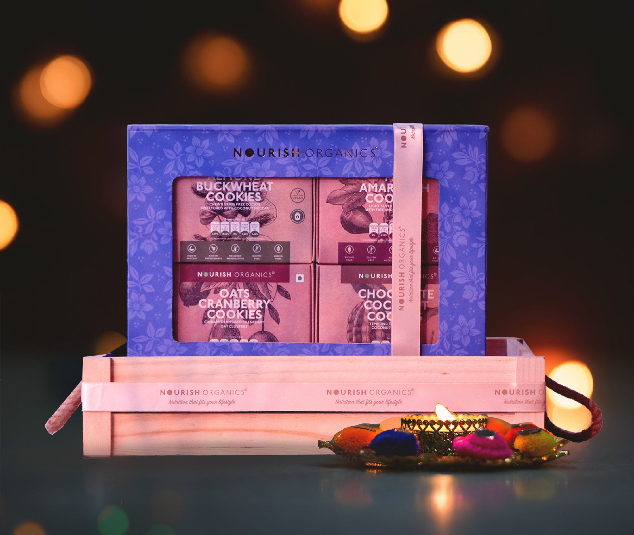 Superfood Window Cookies Box – Diwali Special (Pack of 4)