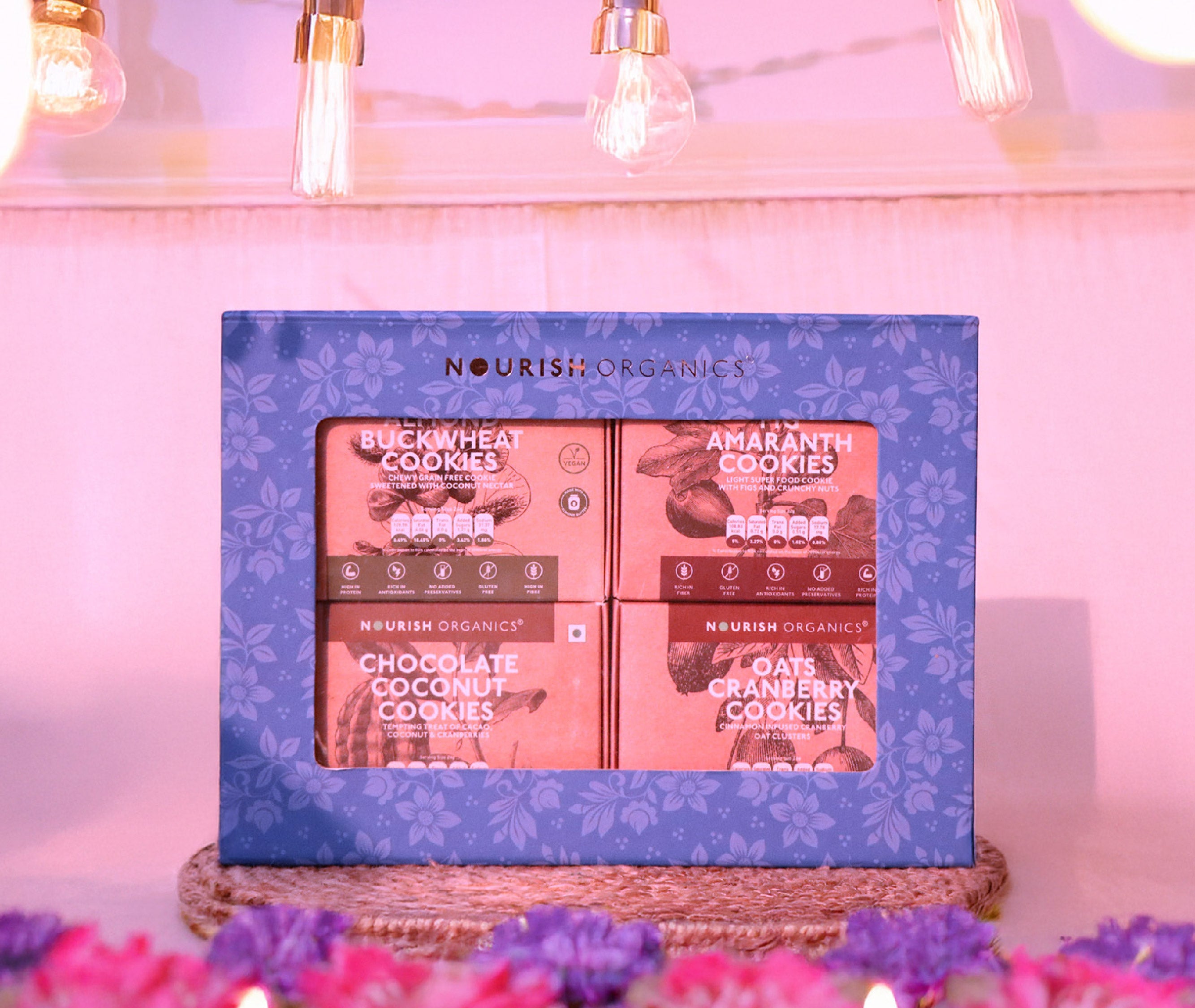 Superfood Window Cookies Box – Diwali Special (Pack of 4)