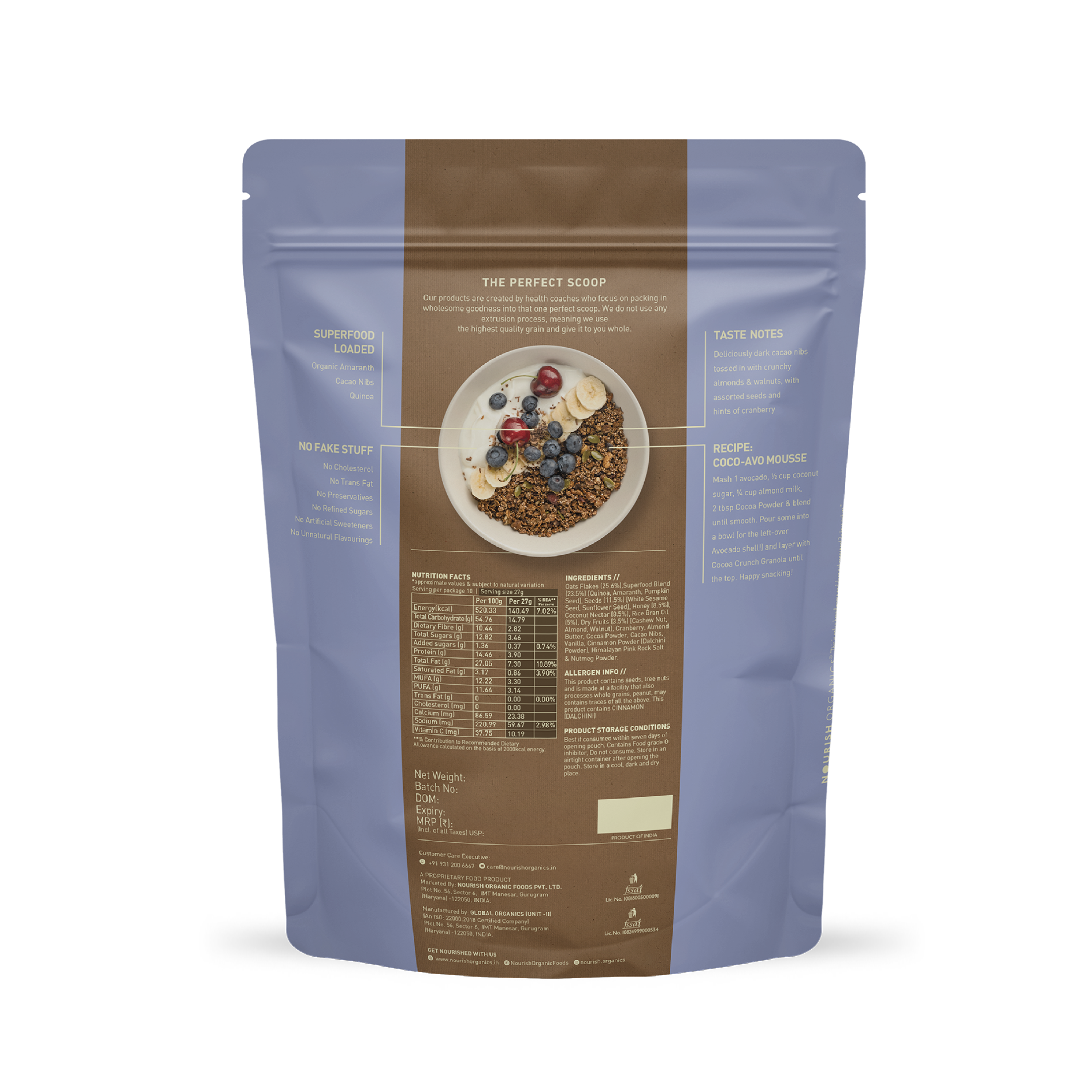 Cocoa Crunch Granola