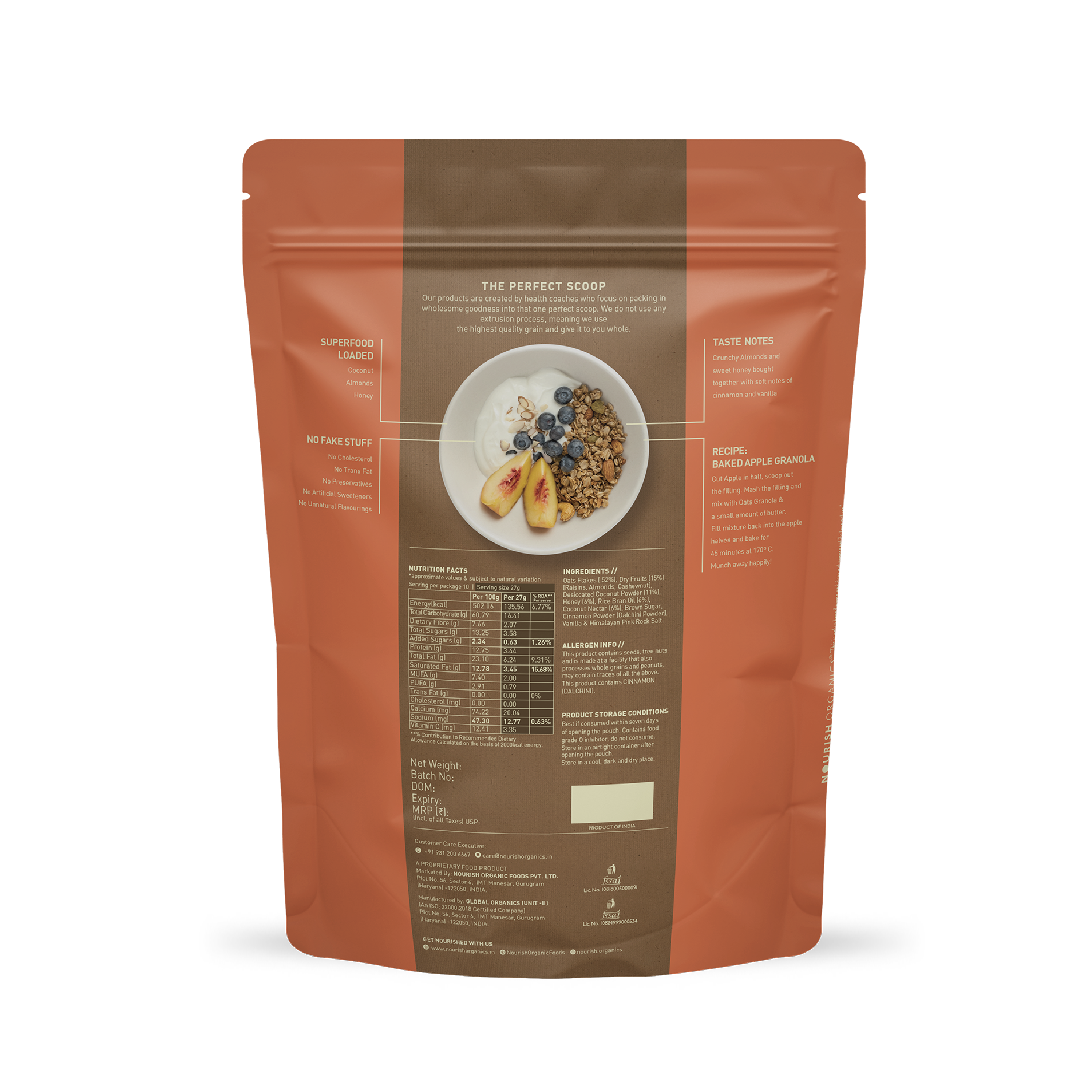 Cinnamon Oats Granola