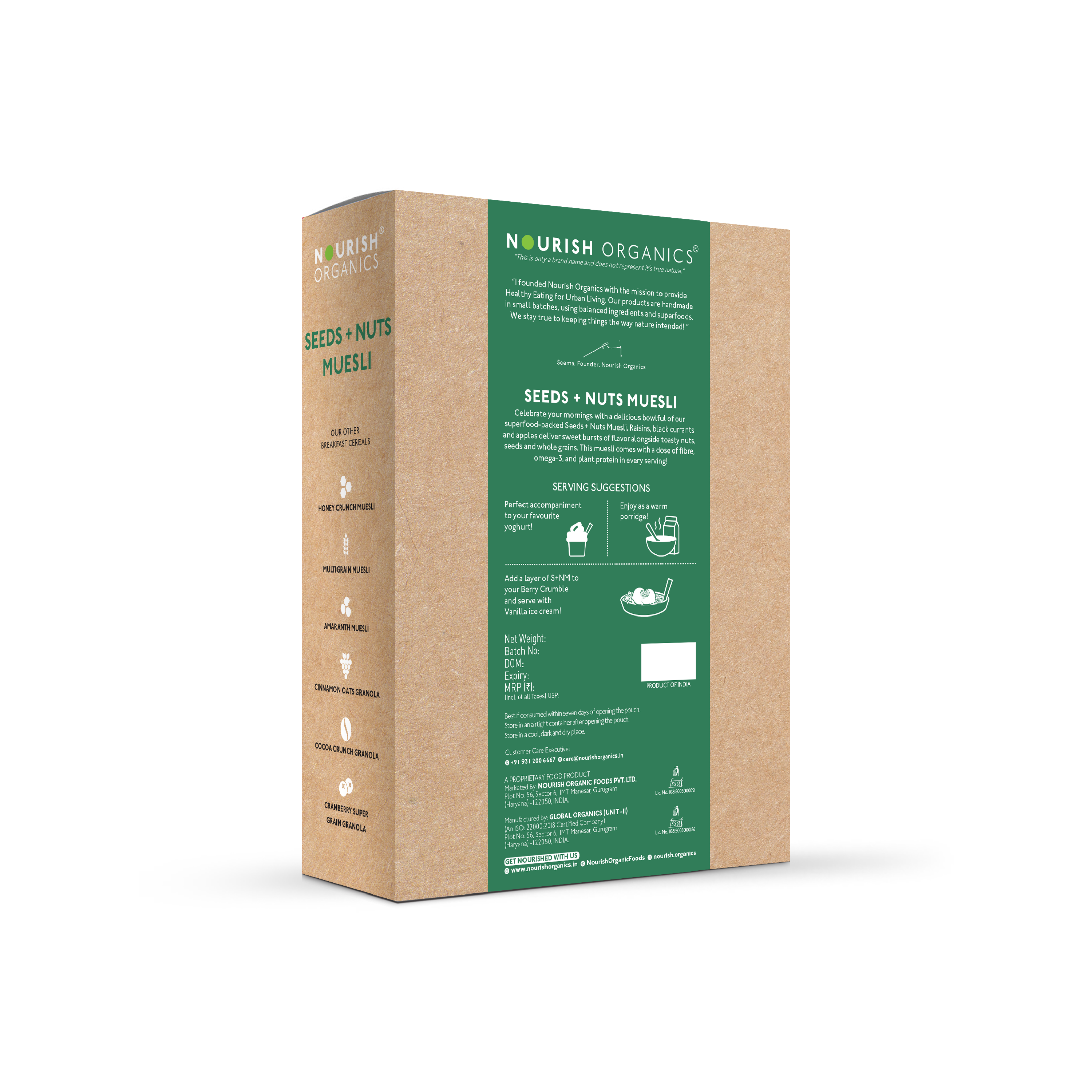 Seeds + Nuts Muesli