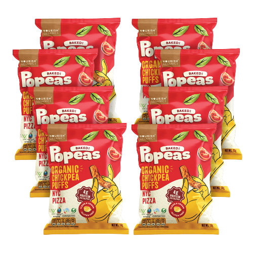 NYC PIZZA Protein Puffs Mini - Pack of 8, (20G)