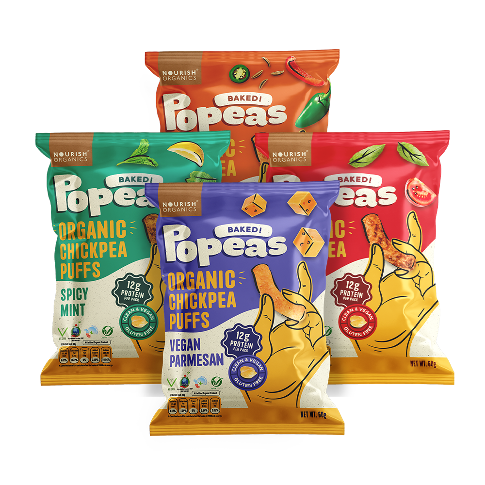 Variety Protein Puffs - Pack of 4, (60G)