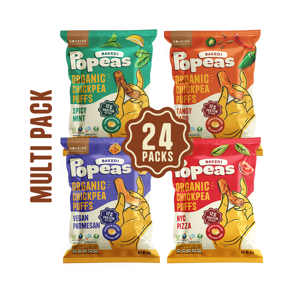 Variety Protein Puffs - Pack of 24, (60G)