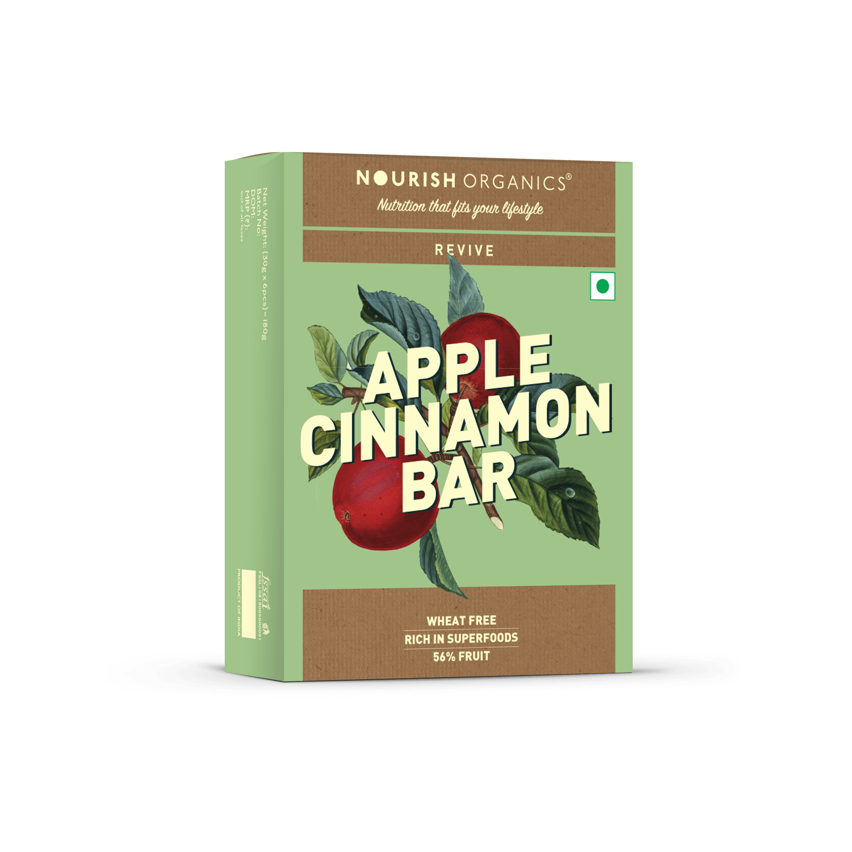 Apple Cinnamon Bar | Nourishorganics