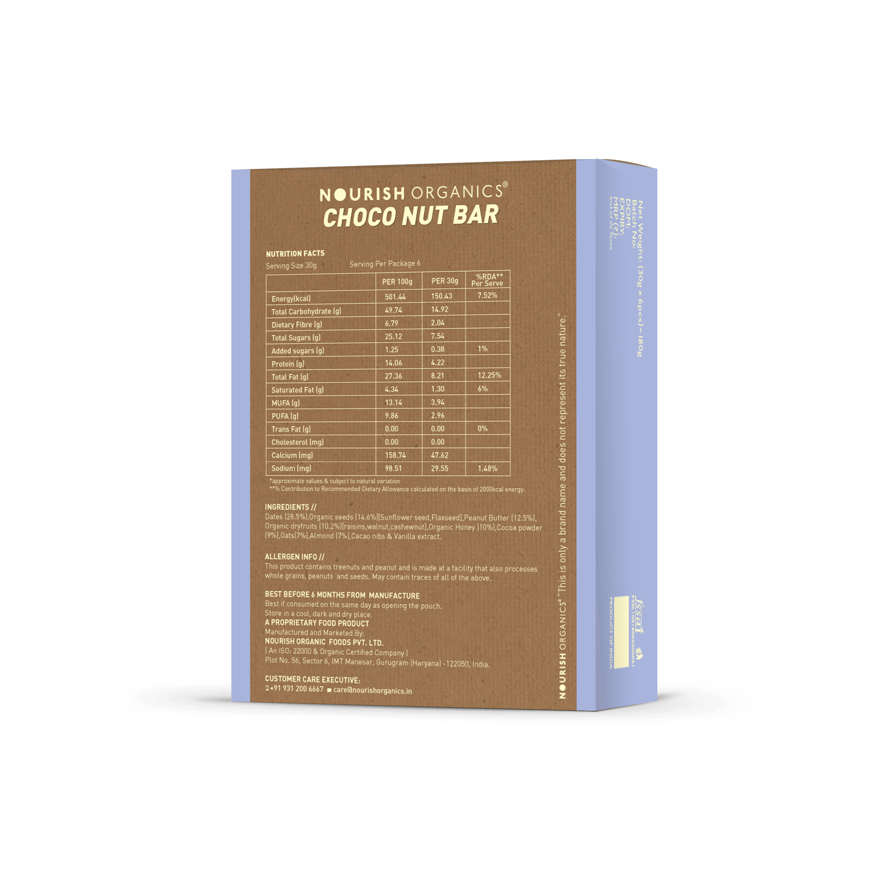 Choco Nut Bar Product Description