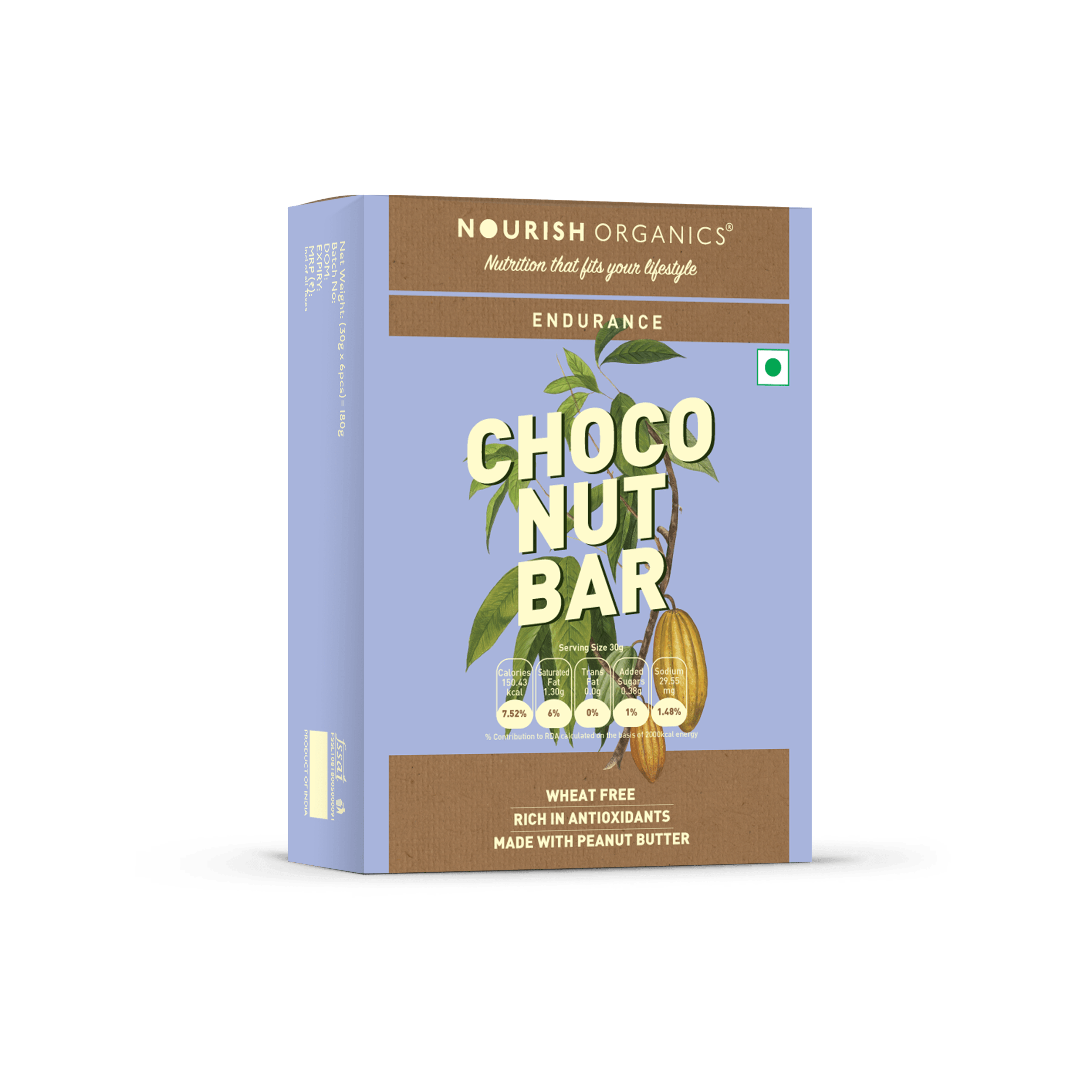 Choco Nut Bar (Pack of 6)