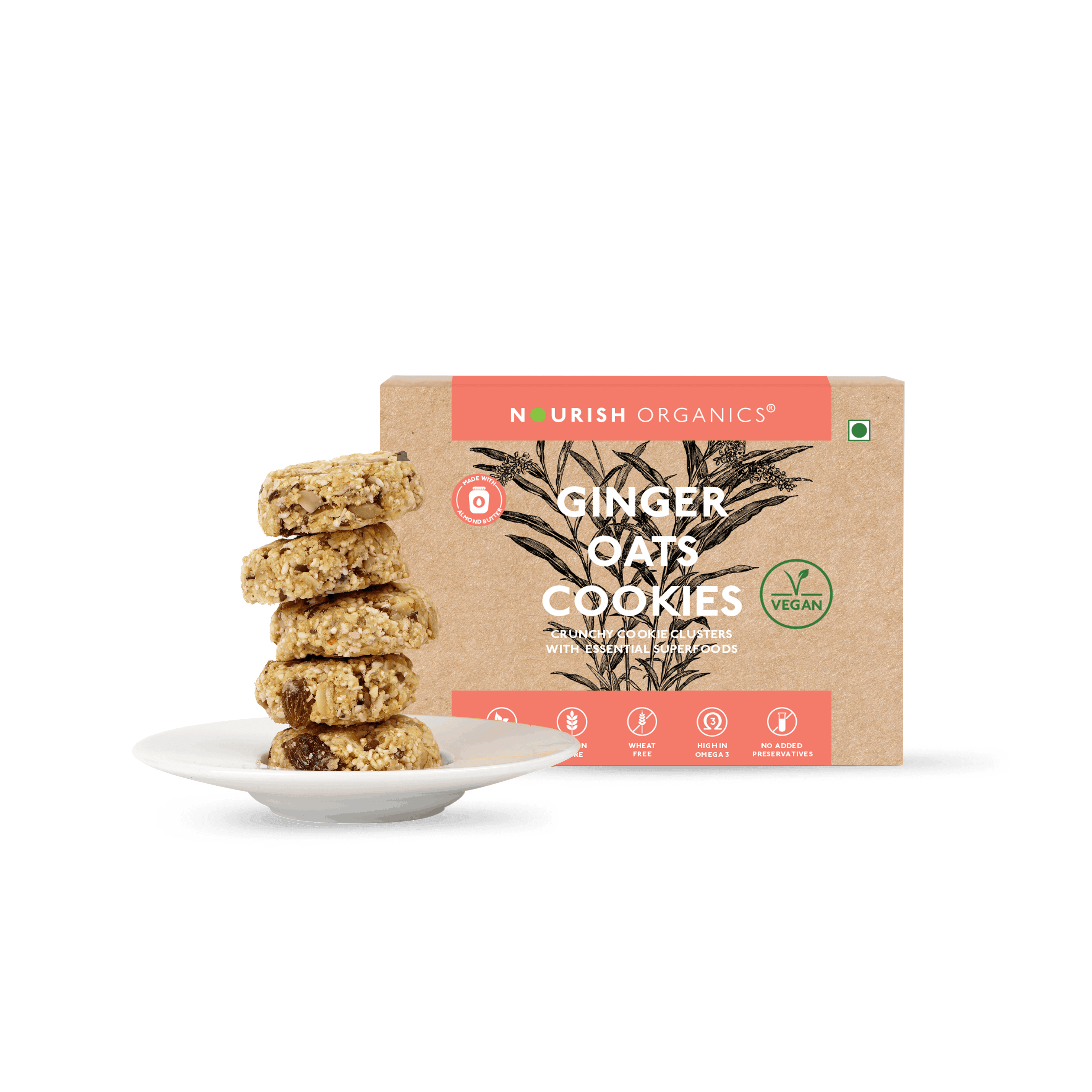 Ginger Oats Cookies.