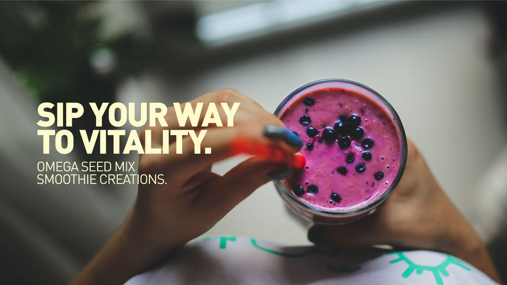 Sip Your Way to Vitality: Omega Seed Mix Smoothie Creations