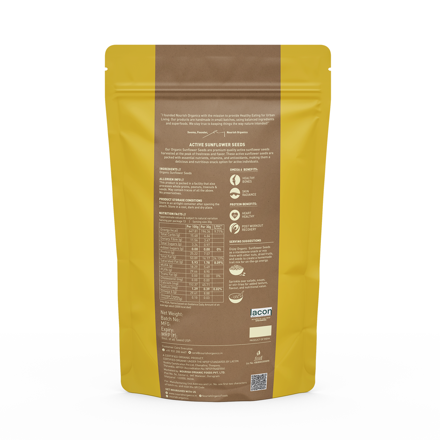 Active Sunflower Seeds