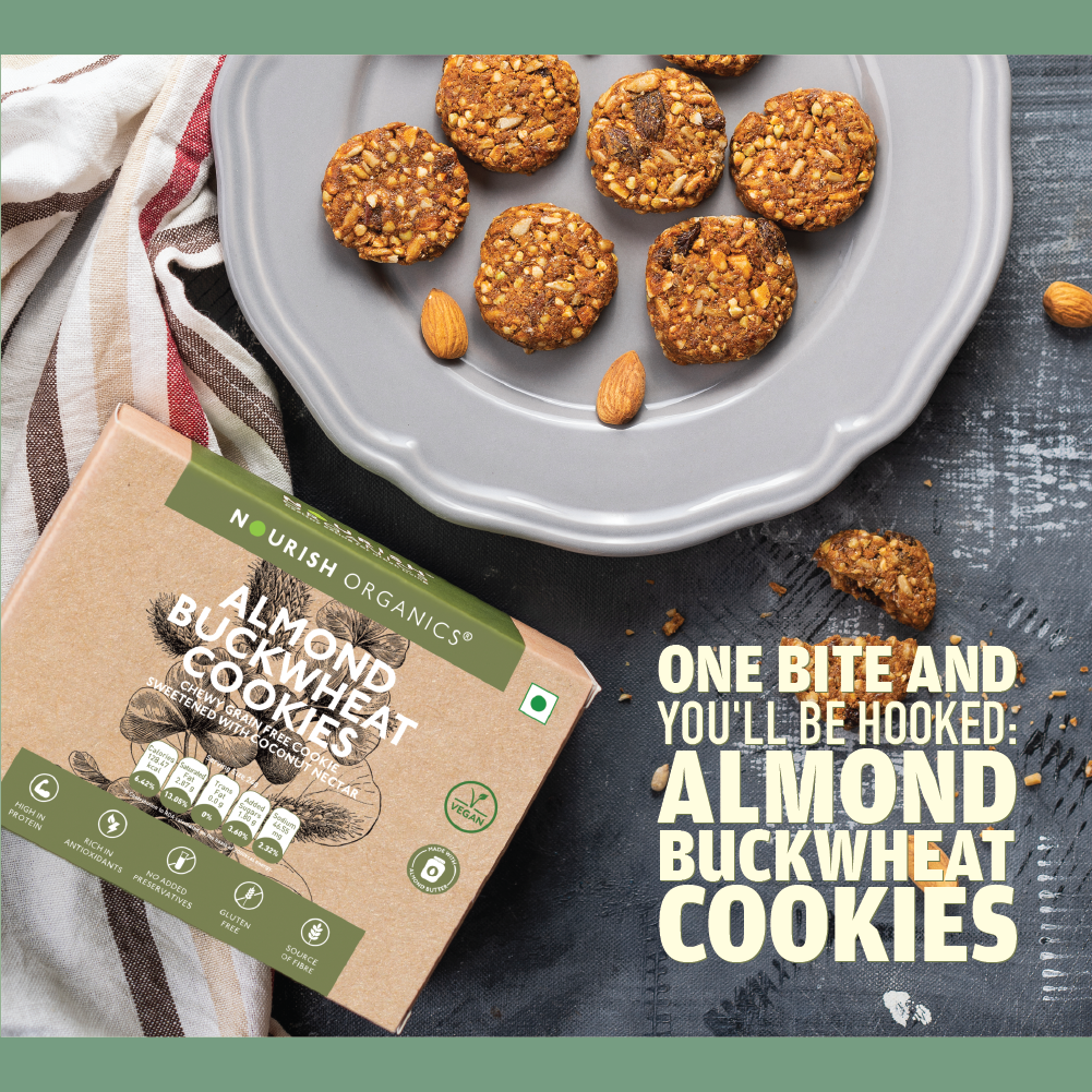 Almond Buckwheat Cookies (Pack of 5x2) - Gluten Free