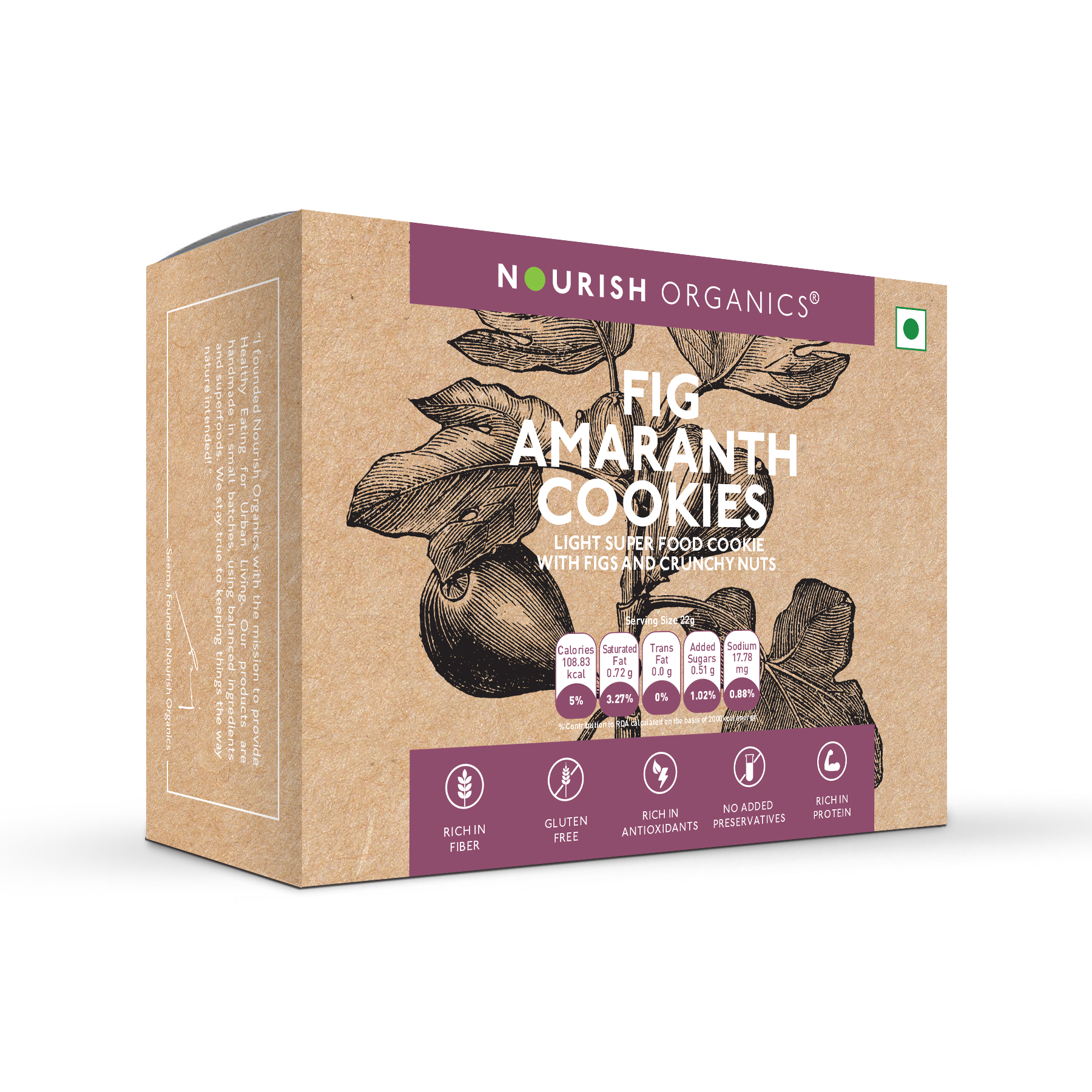 Fig Amaranth Cookies - Gluten-Free