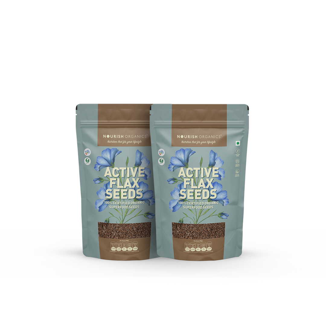 Active Flax Seeds (Pack of 2)