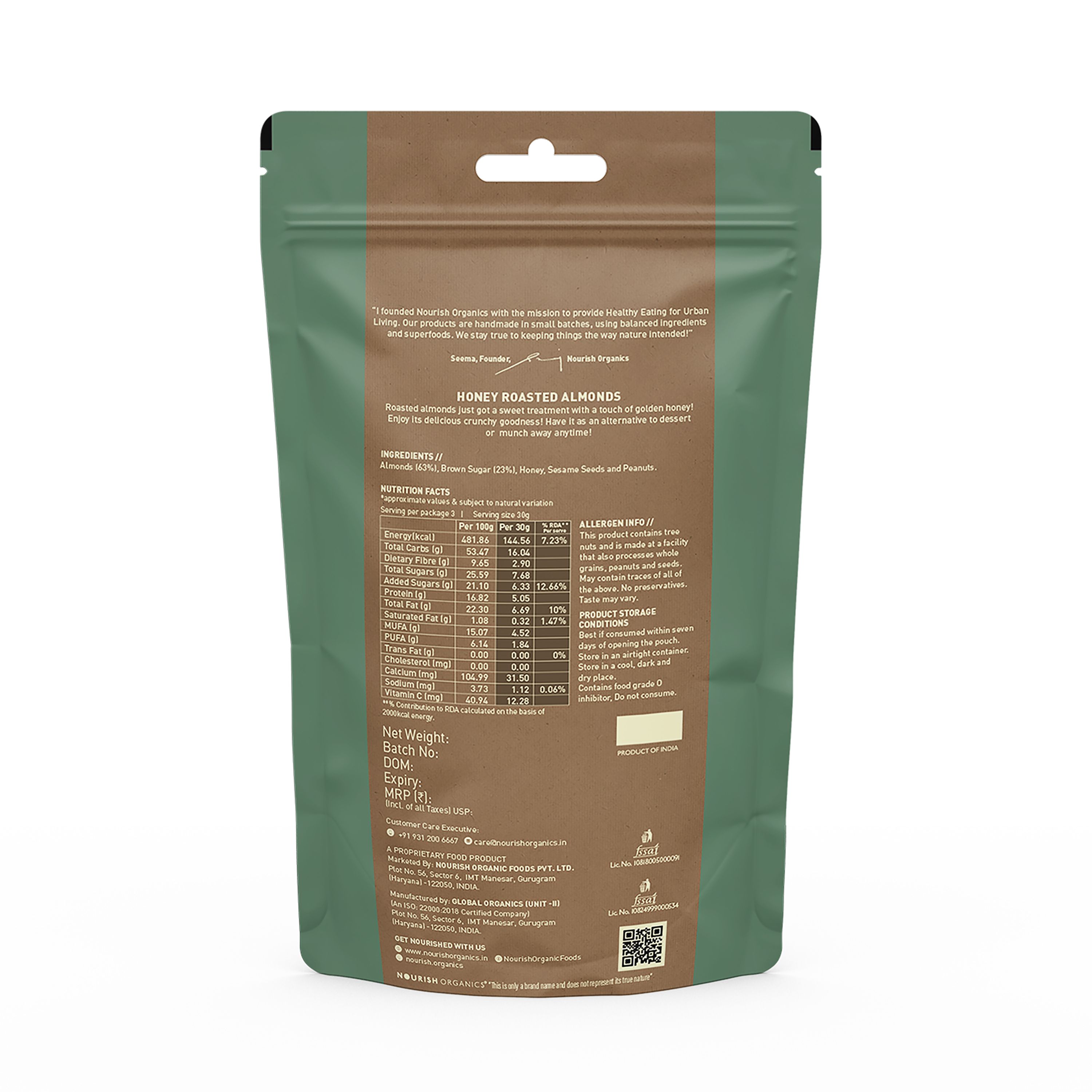 Honey Roasted Almonds