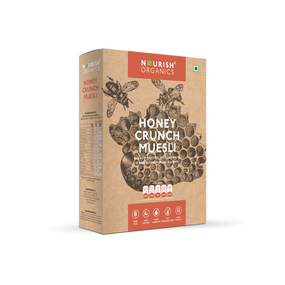 Honey Crunch Muesli – Sweet & Healthy Breakfast | Nourish Organics