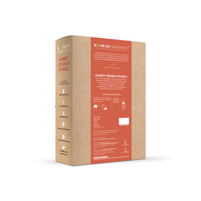 Honey Crunch Muesli – Sweet & Healthy Breakfast | Nourish Organics