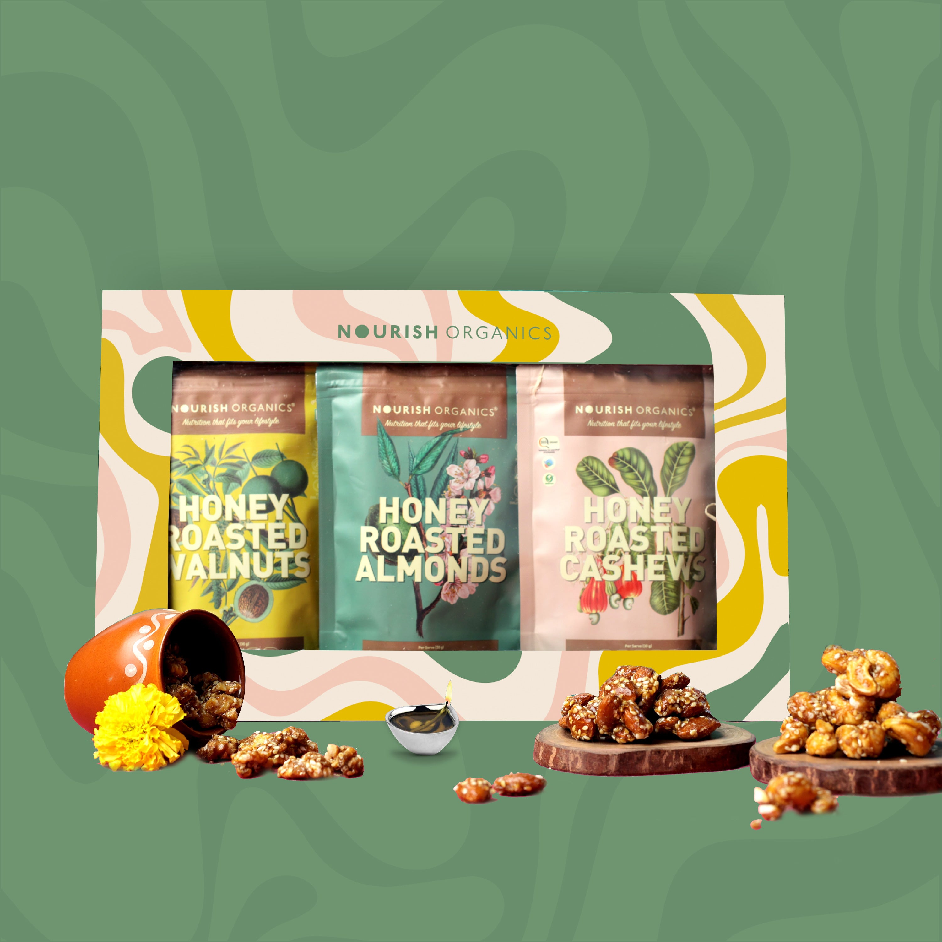 Honey Roasted Nuts Gift Pack