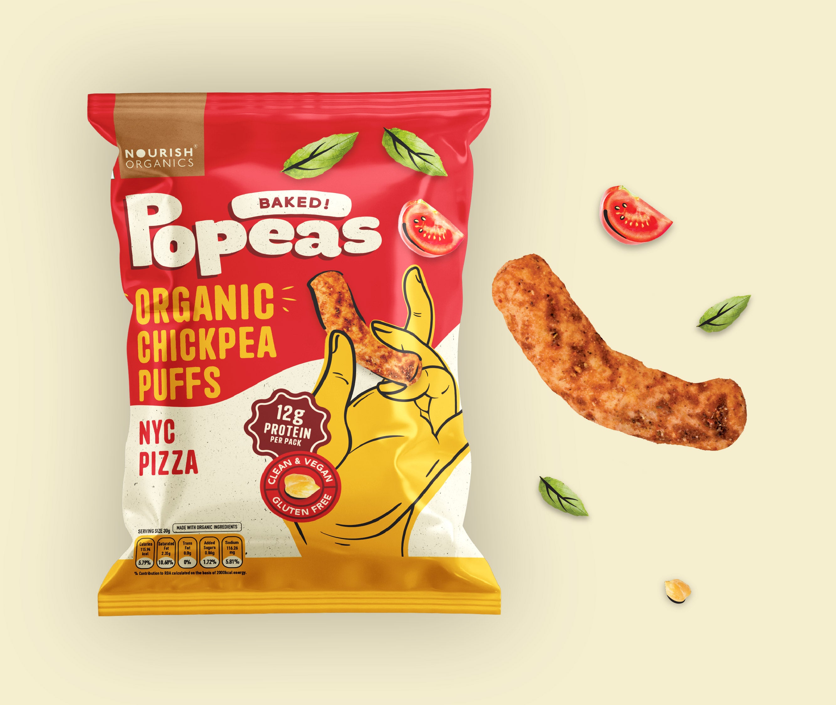 NYC Pizza Protein Puffs - Pack of 8, (60G)