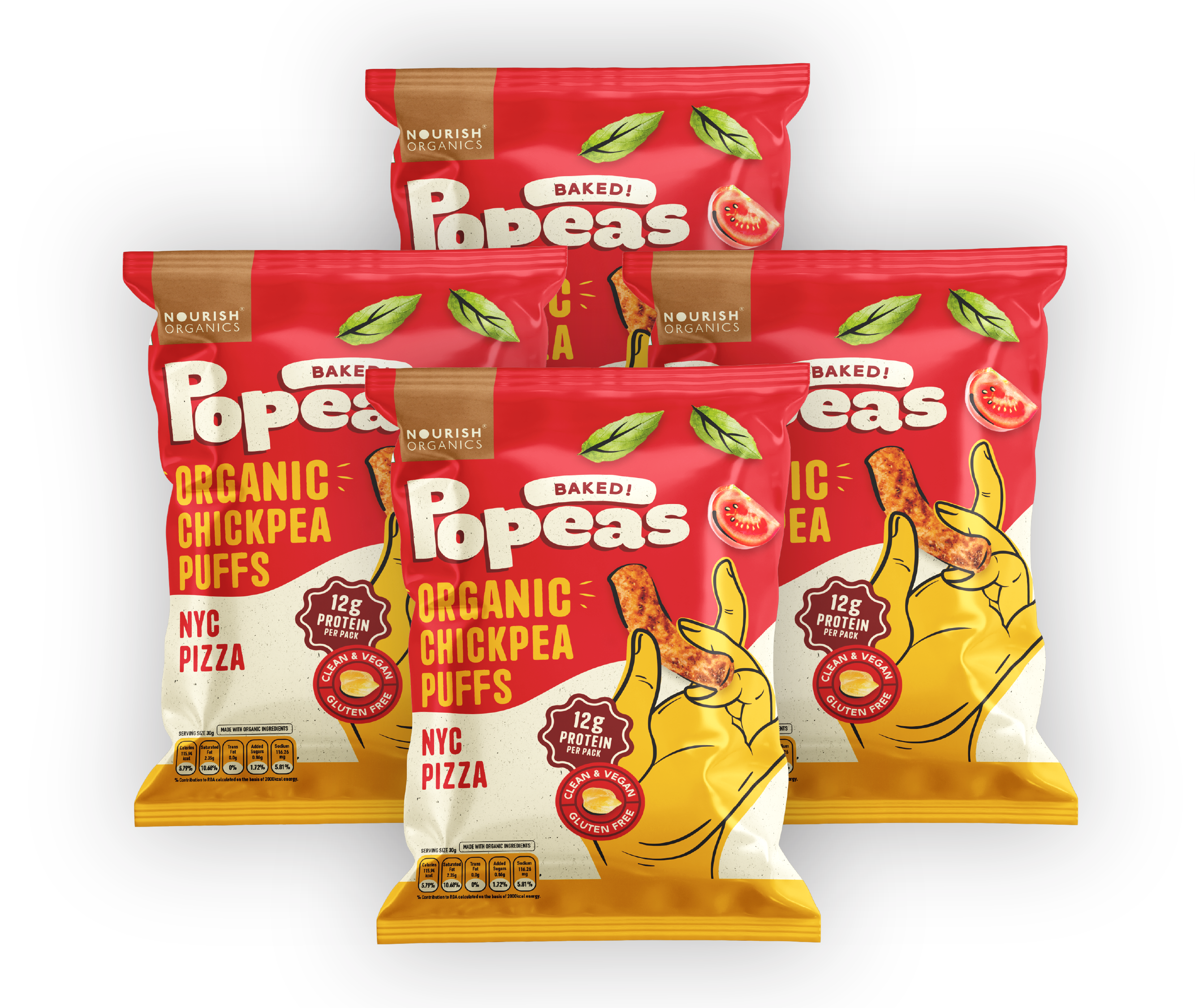 NYC Pizza - Pack of 4 (60G)