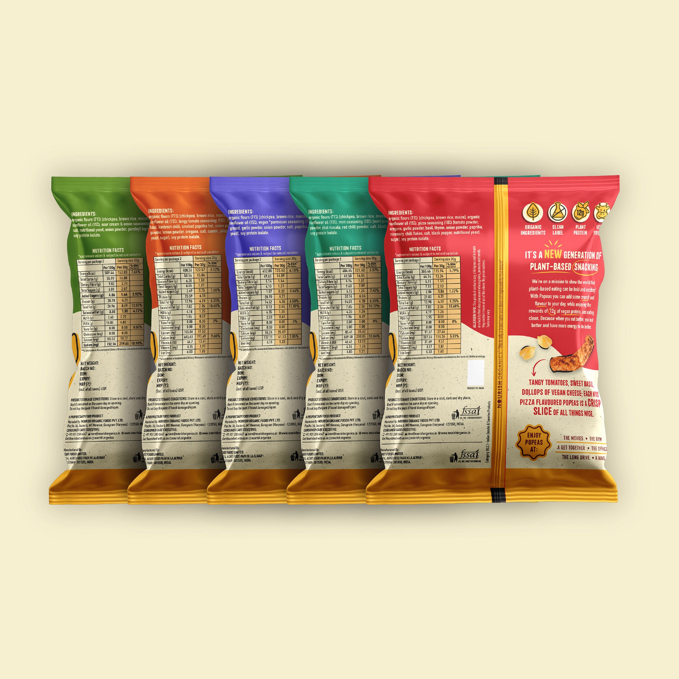 Variety Protein Puffs - Pack of 5 (60G)