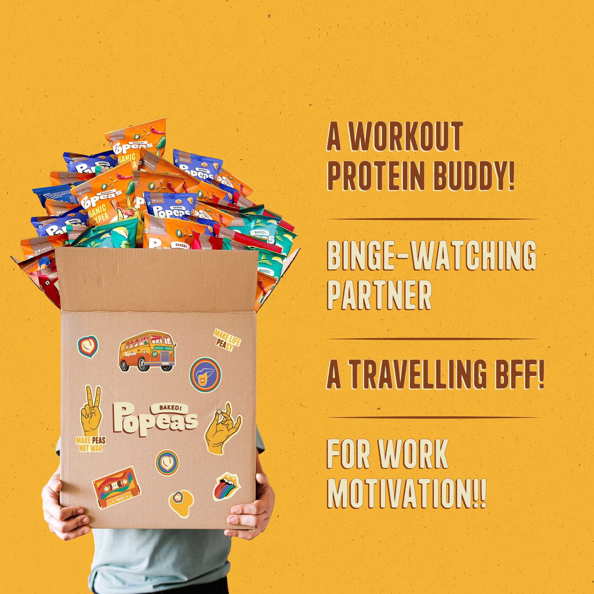 Variety Protein Puffs - Pack of 5 (60G)