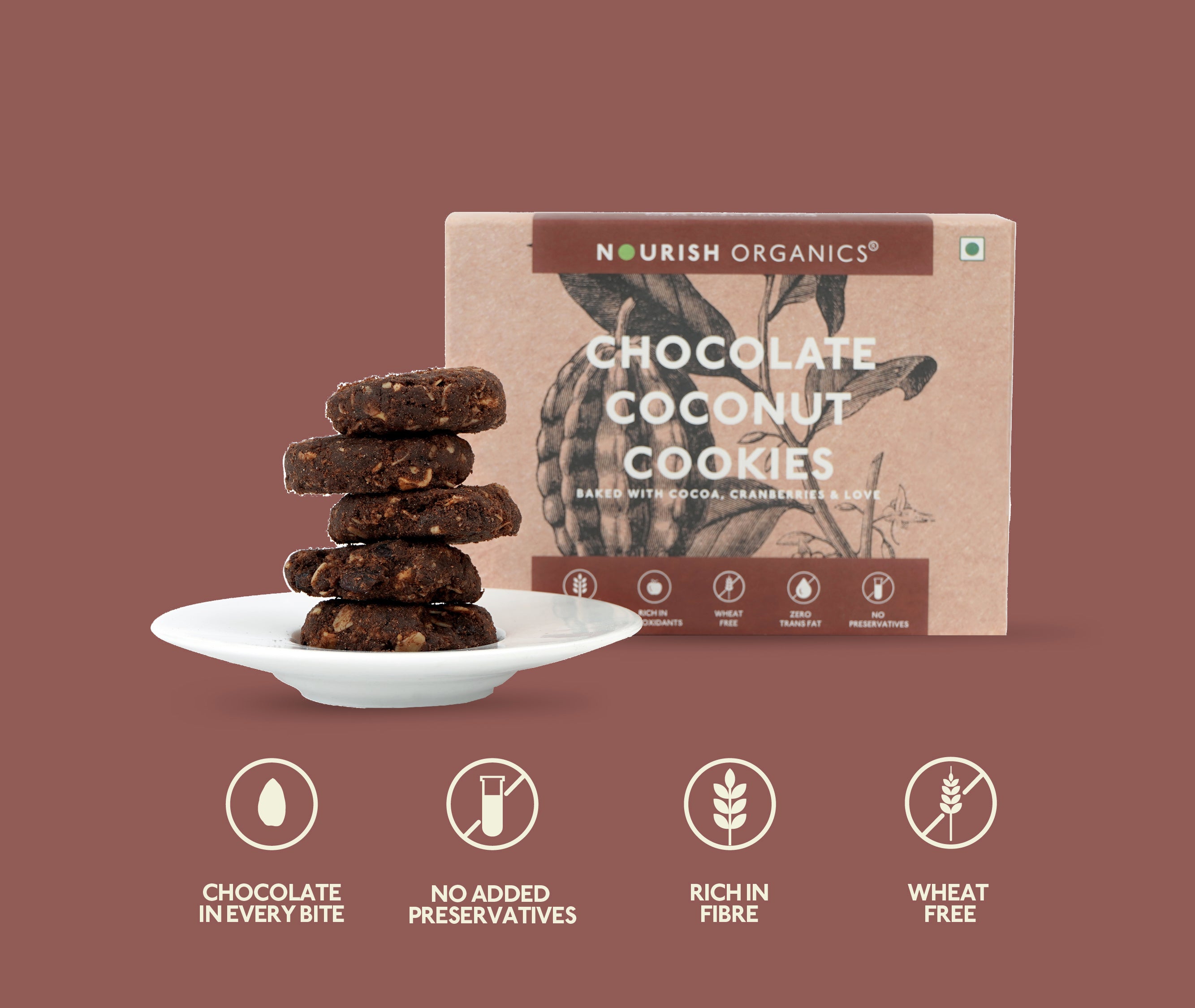 Chocolate Coconut Cookies