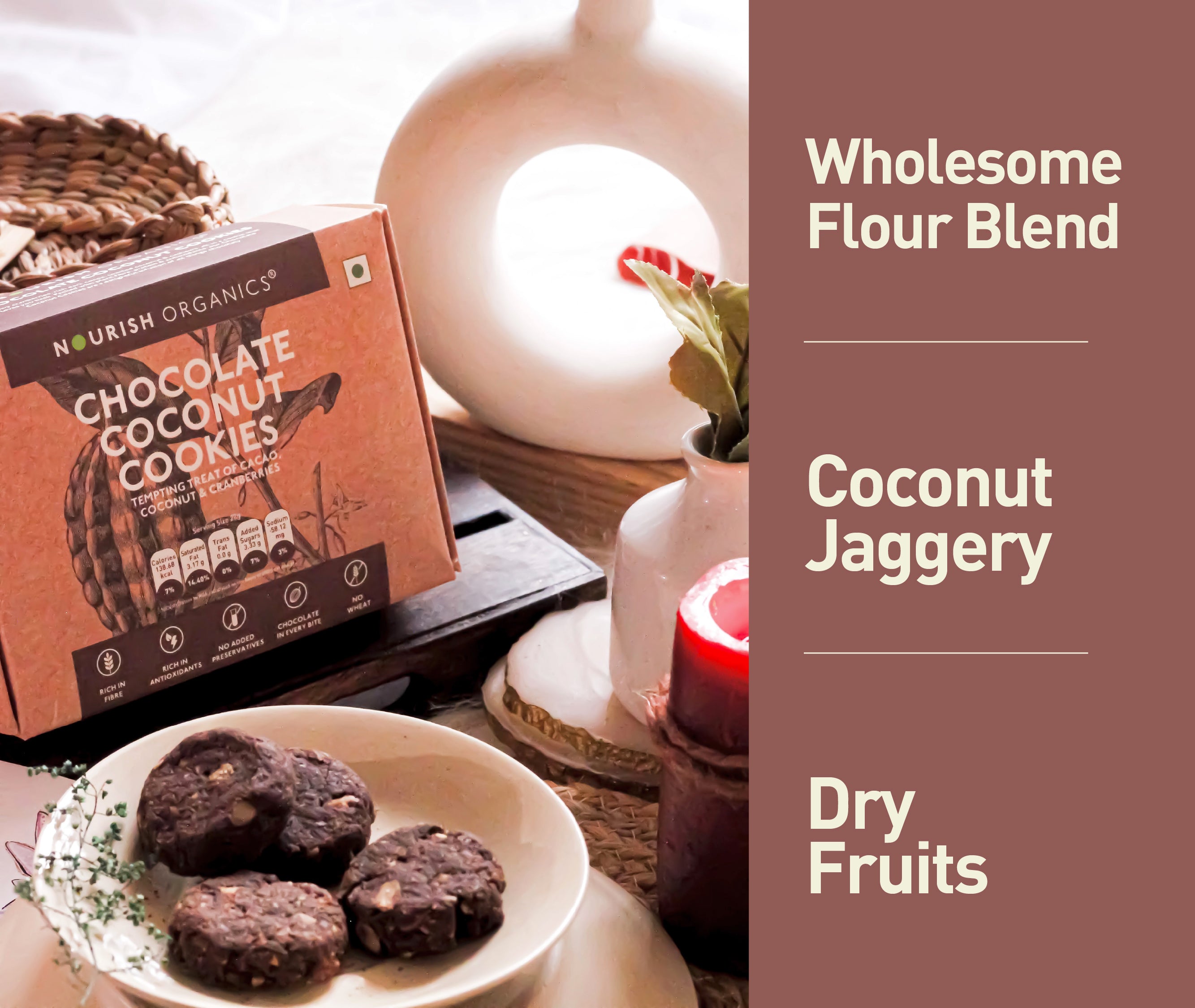 Holiday Superfood Cookies Box | Healthy Gifting Pack of 4