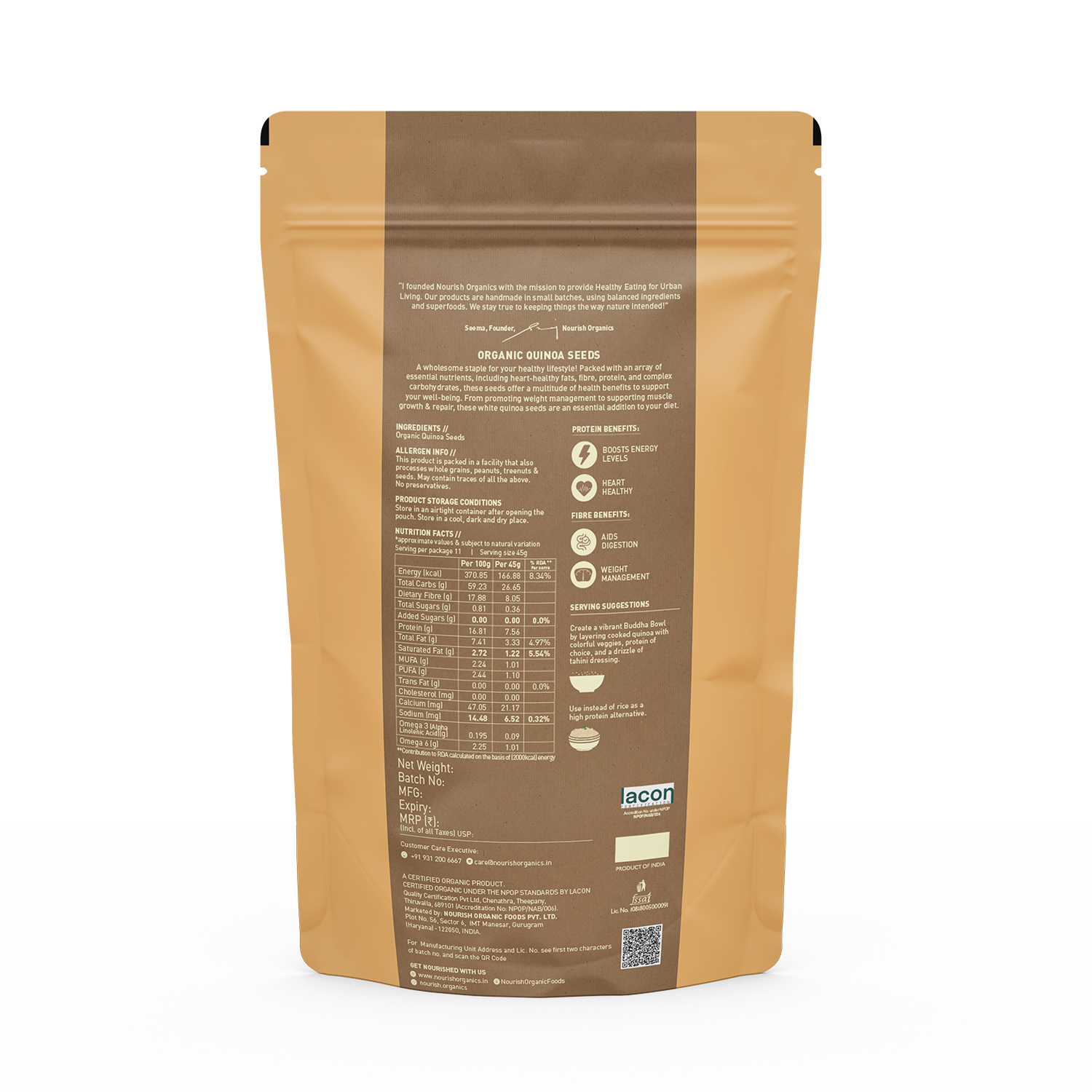 Organic Quinoa Seeds – Protein-Rich Superfood | Nourish Organics