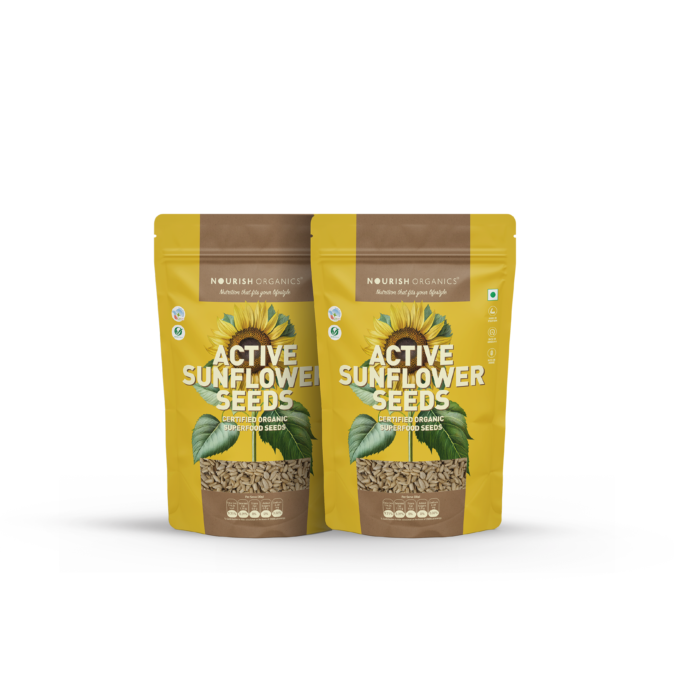 Active Sunflower Seeds (Pack of 2)