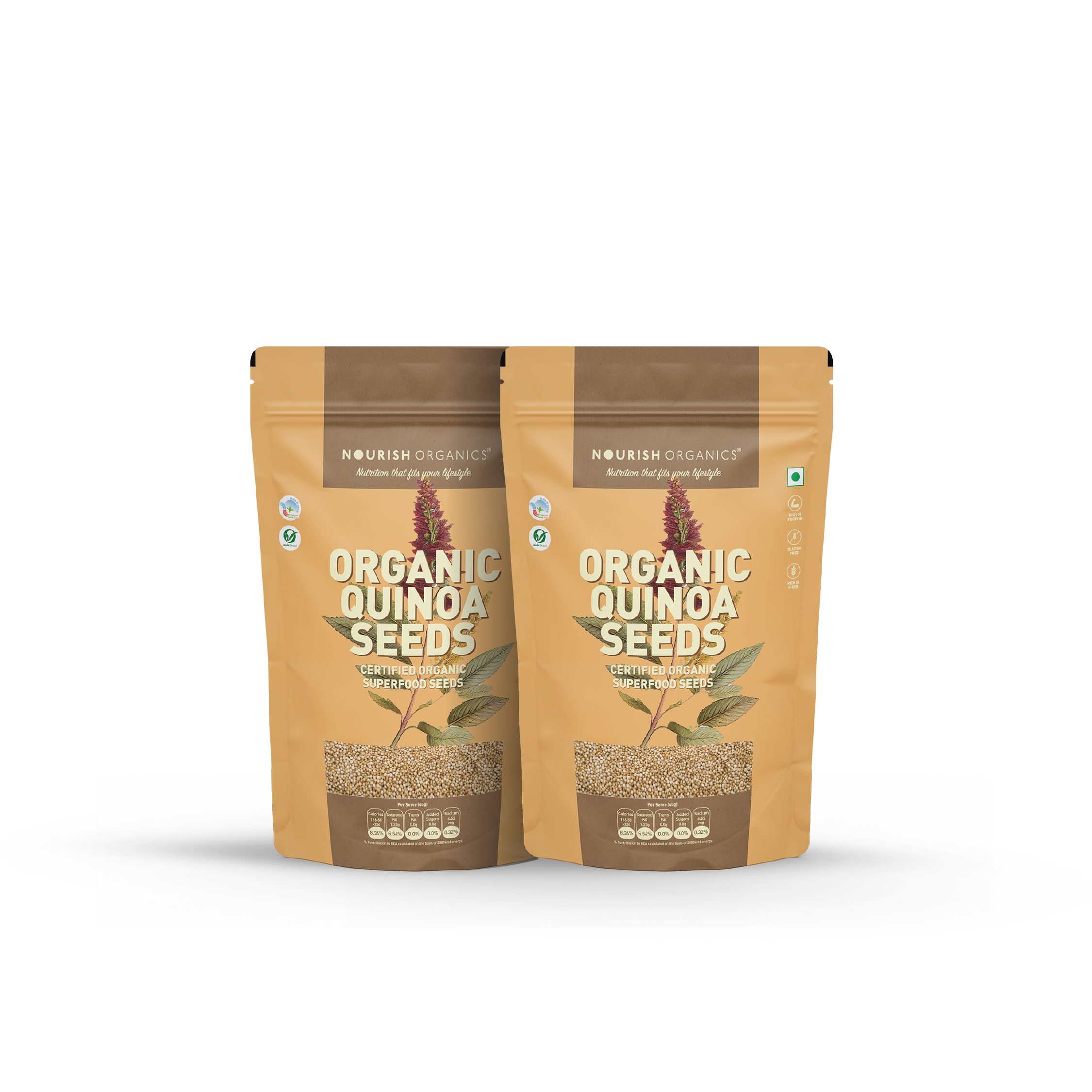 Organic Quinoa Seeds (Pack of 2)