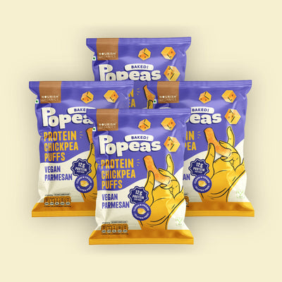 Vegan Parmesan Protein Puffs - Pack of 4 (60G)