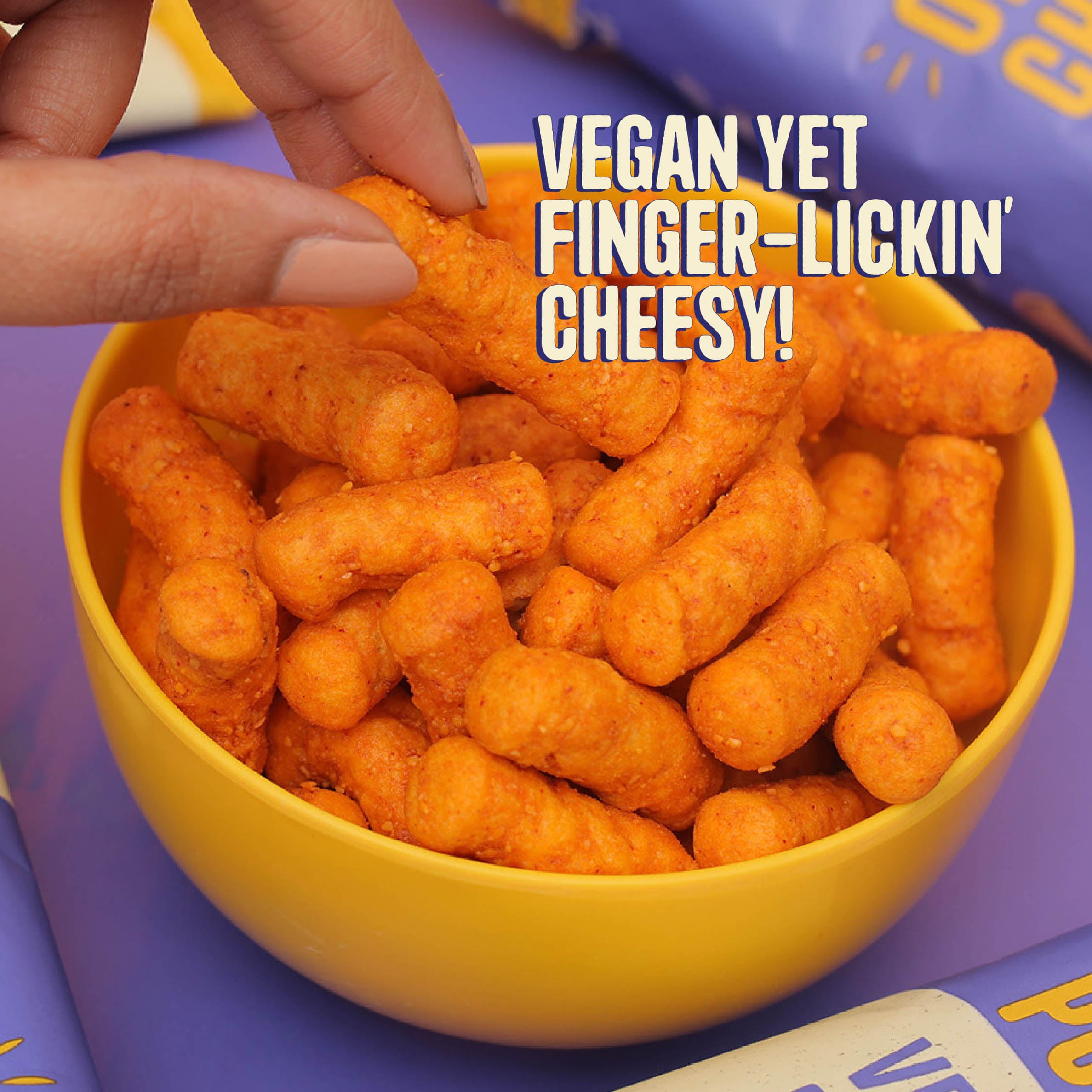 Vegan Parmesan Protein Puffs - Pack of 4 (60G)