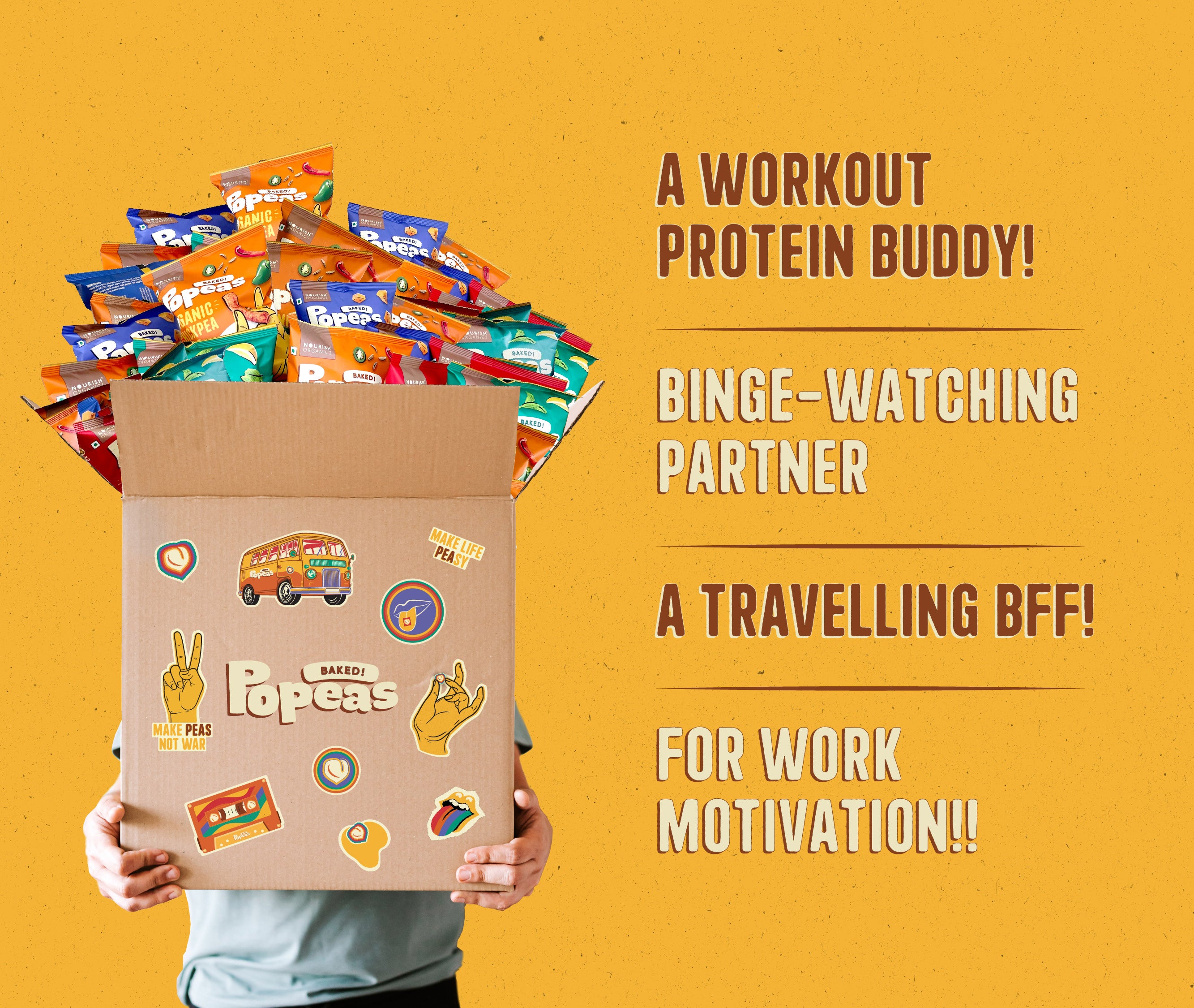 Vegan Parmesan Protein Puffs Mini - Pack of 8 (20G)