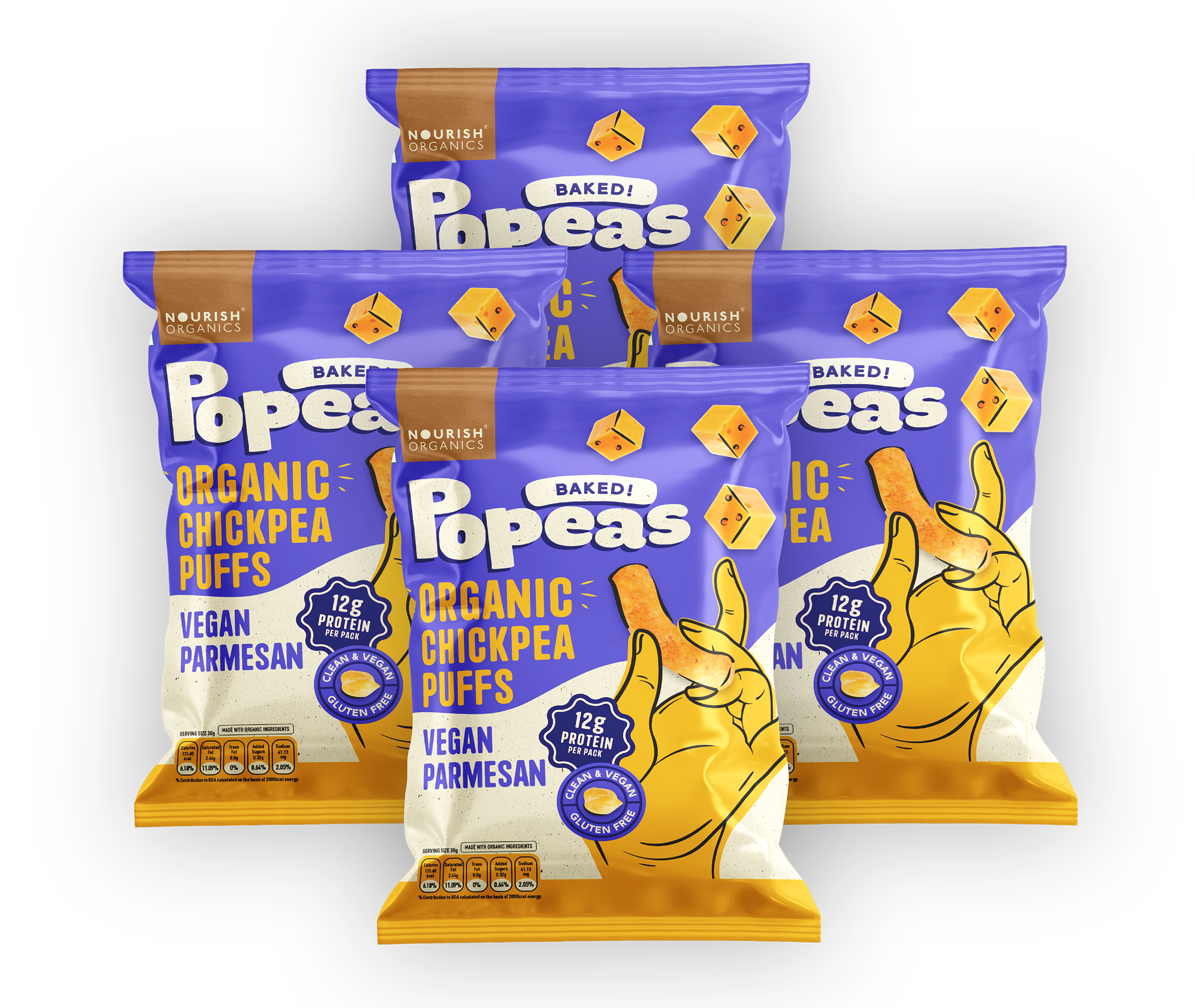 Vegan Parmesan - Pack of 4 (60G)