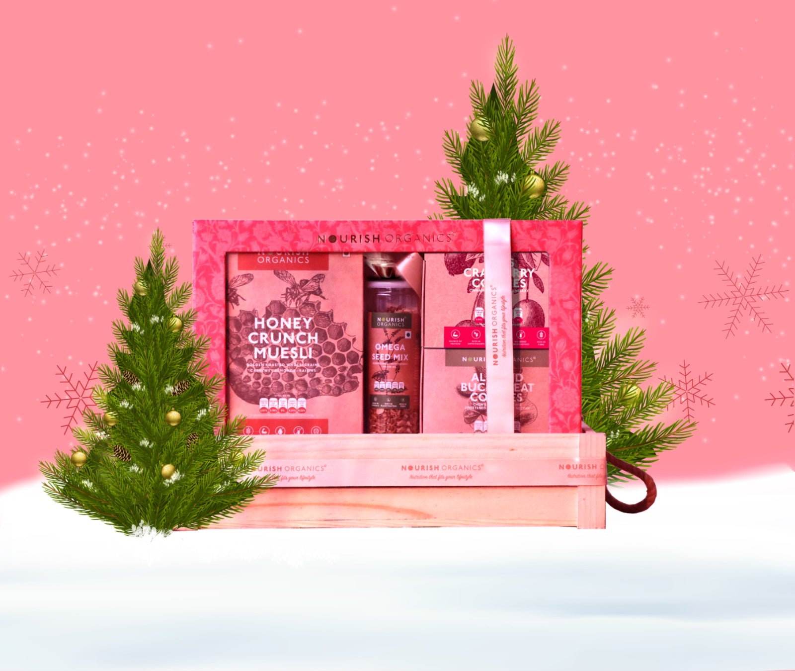 Buy Christmas & New Year Assorted Gift Pack | Healthy Festive Snack Box