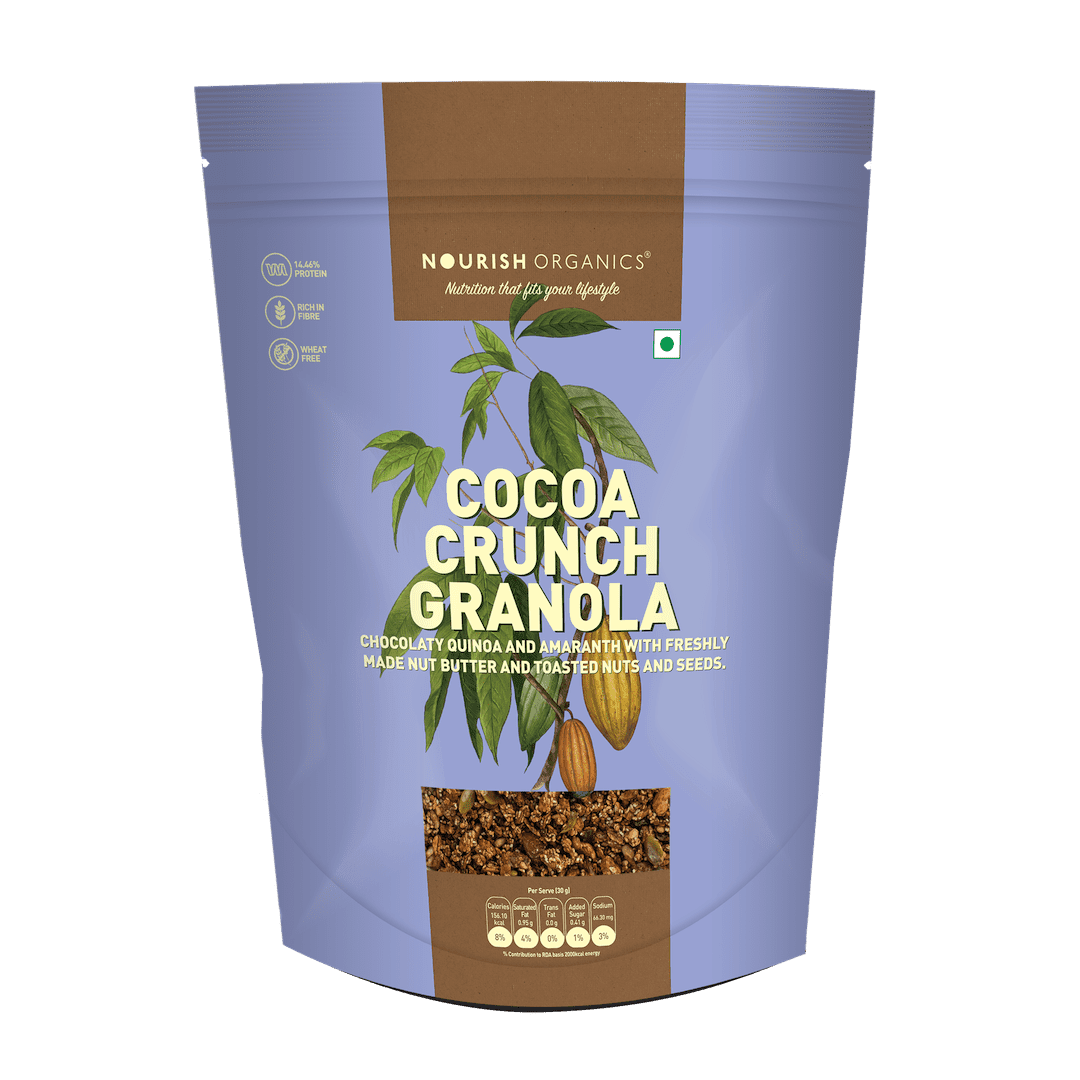 Cocoa Crunch Granola - nourishorganics.in